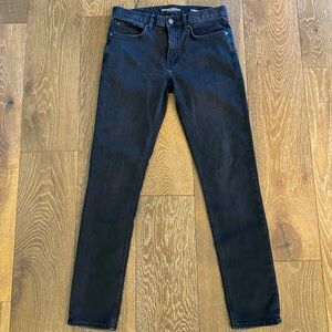 Banana Republic traveler jeans, Black slim fit 31 x 32